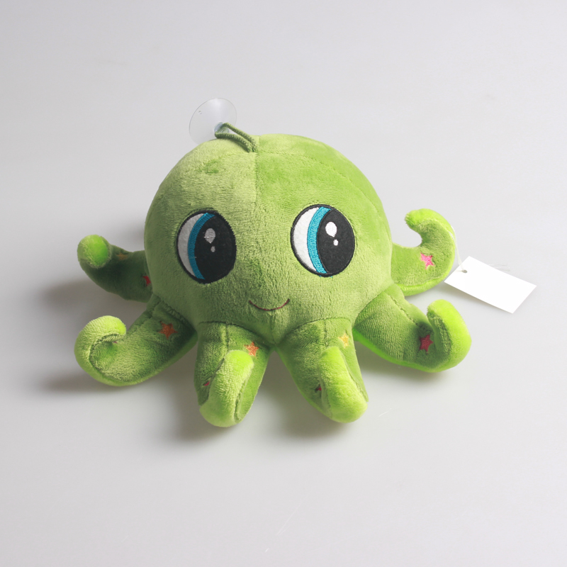 Custom-made best-selling cross-border plush toys, small octopus embroidered toys, plush octopuses in various sizes and colors available pic 2