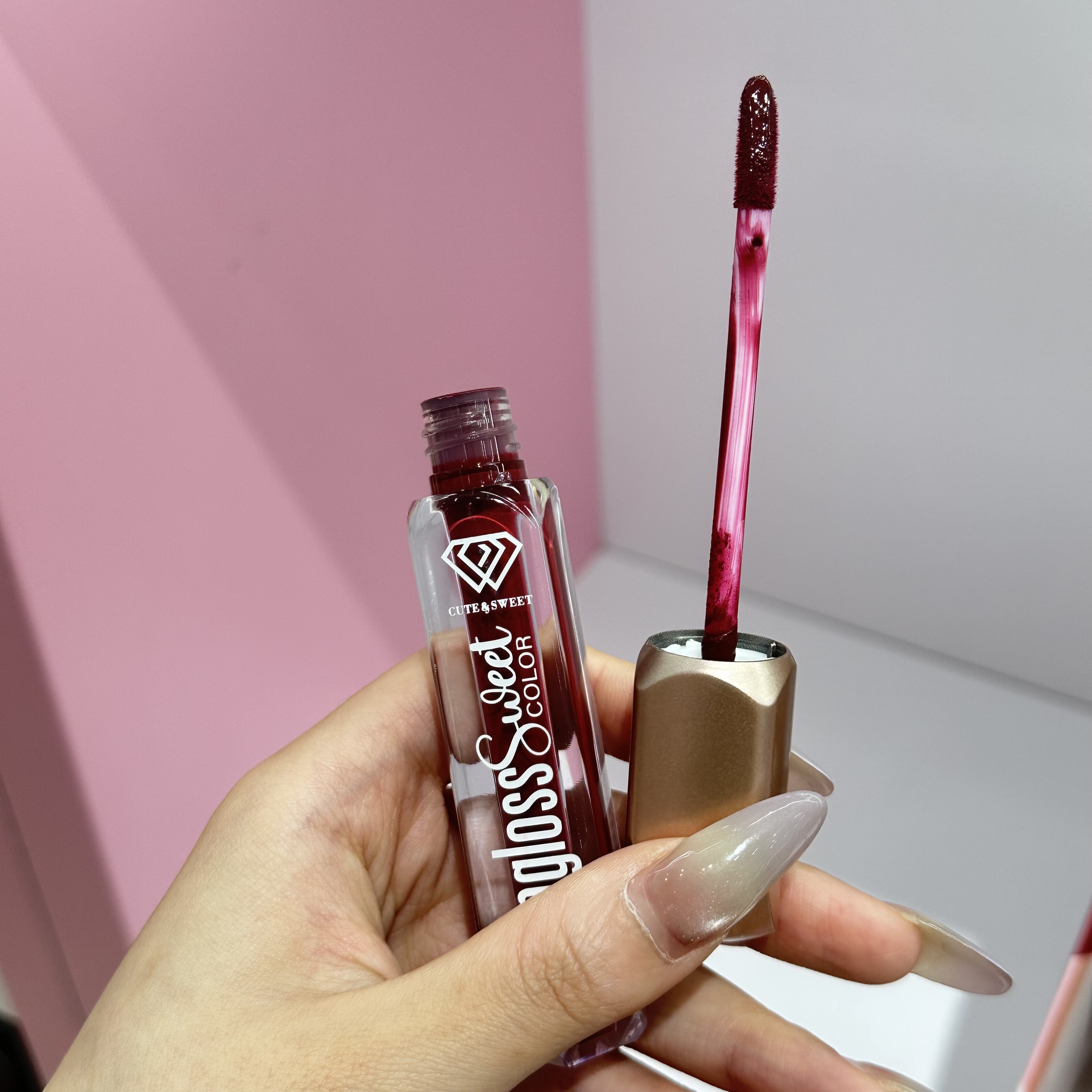 HSM Factory Store Direct Sales Ice Touch Lip Gloss Long-lasting Color Lip oil New Cosmetic Lip Gloss Lipstick STOCK details Picture