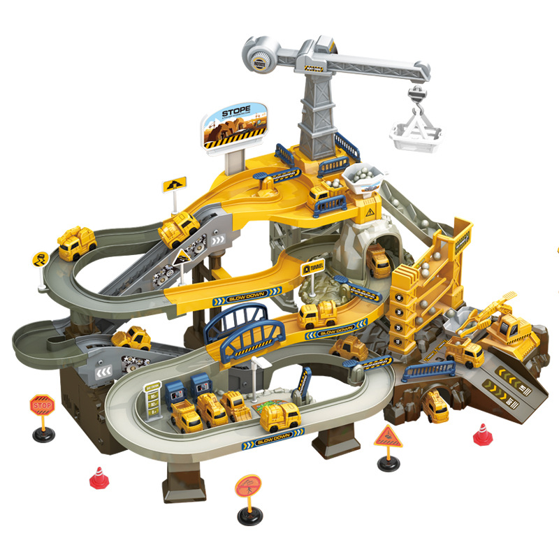 风火轮车/小火车/儿童玩具/十字绣成品/儿童玩具轨道白底实物图