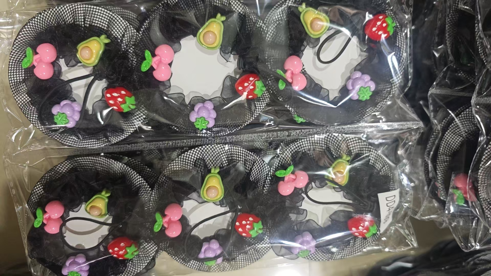 Children's dancing, hair net bag, ballet, Latin girls' grading, hair net, dance student, updo hair bun, hair bun magic tool details Picture