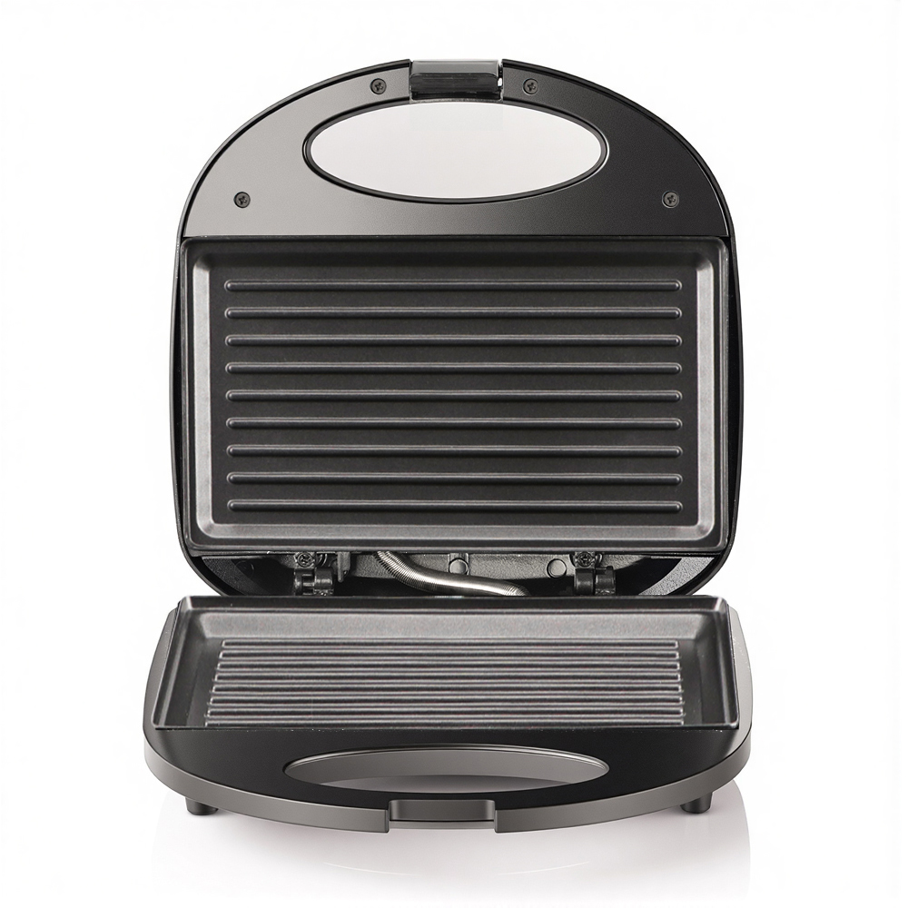 RAF European standard cross-border household double-sided breakfast machine, waffle heating machine, cake machine, sandwich machine, striped pancake machine Item Picture