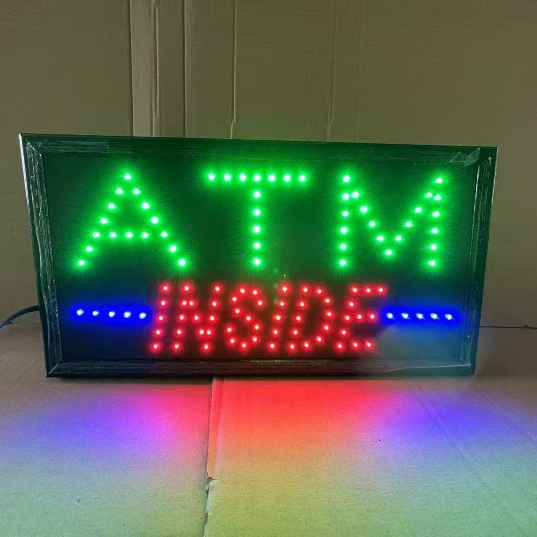 霓虹灯超高亮指示LED广告牌理发店商店霓虹招牌定制