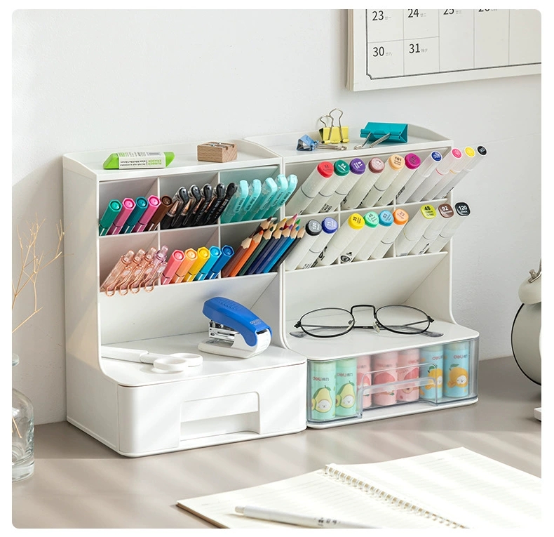 R37-950 slanting pen holder desktop storage box Stationery desk rack detail image 10