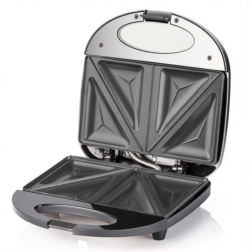 RAF European standard household portable double-sided breakfast machine, double waffle machine, sandwich machine, multi-functional bread machine Item Picture