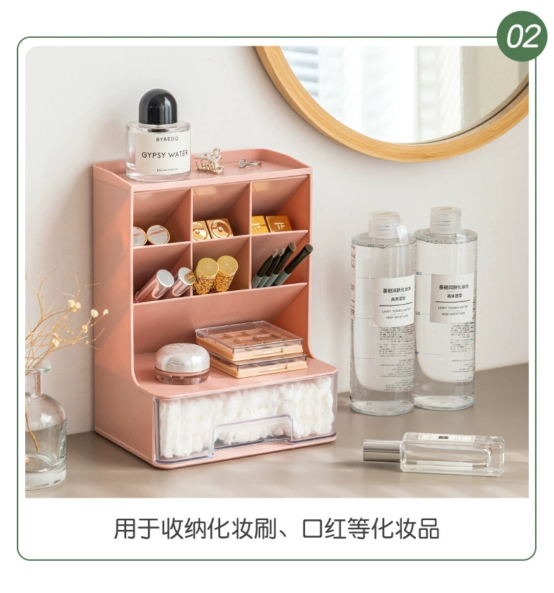 R37-950 slanting pen holder desktop storage box Stationery desk rack detail image 5
