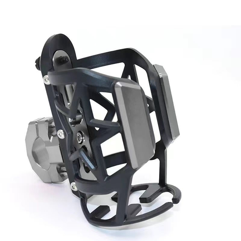 240927 Five-pointed Star Electric Motorcycle water cup holder, aluminum alloy plastic water bottle holder, bicycle water bottle holder, water bottle holder, mountain bike water bottle holder Application Scenario