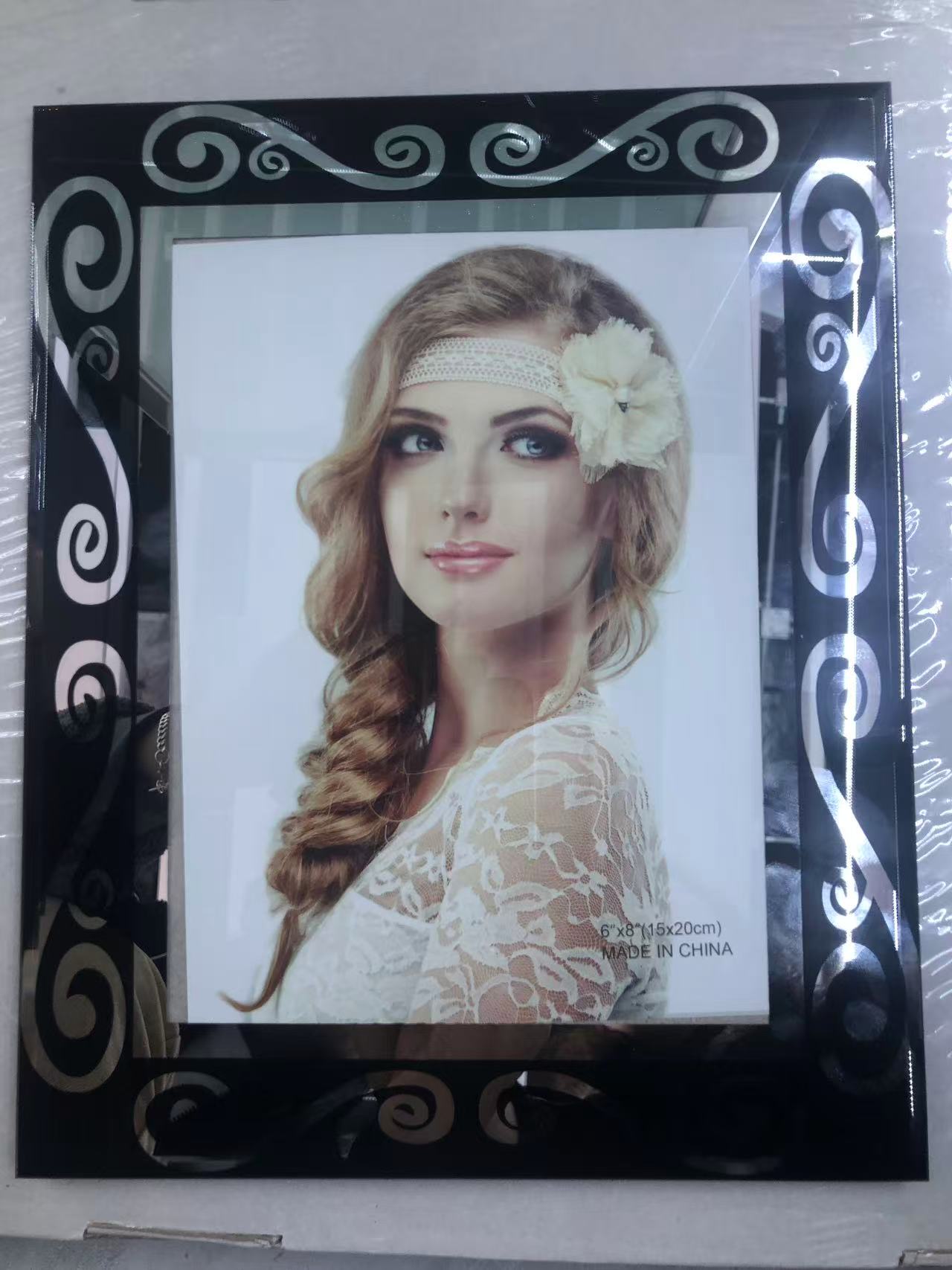 6*8单孔玻璃相框 情人节 母情节小礼物 居家相框装饰 摆台相框