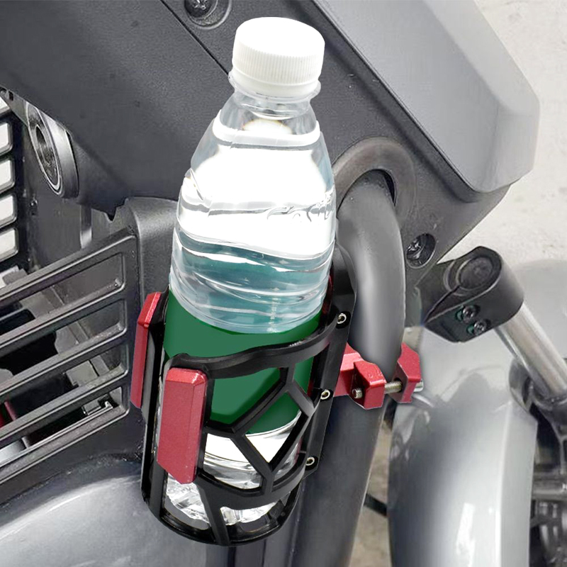 240928 diamond-shaped water cup holder, electric motorcycle water cup holder, aluminum alloy plastic water bottle holder, bicycle water bottle holder, water bottle holder, mountain bike water bottle holder Specification image
