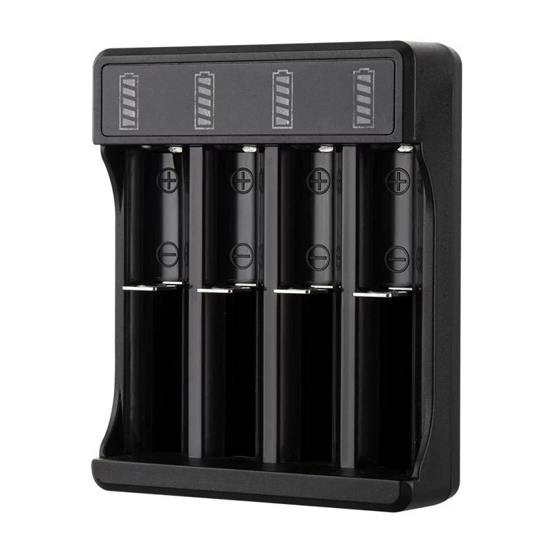 3节锂电池充电器18650电池充电盒14500锂电池充电器16340过充保护图