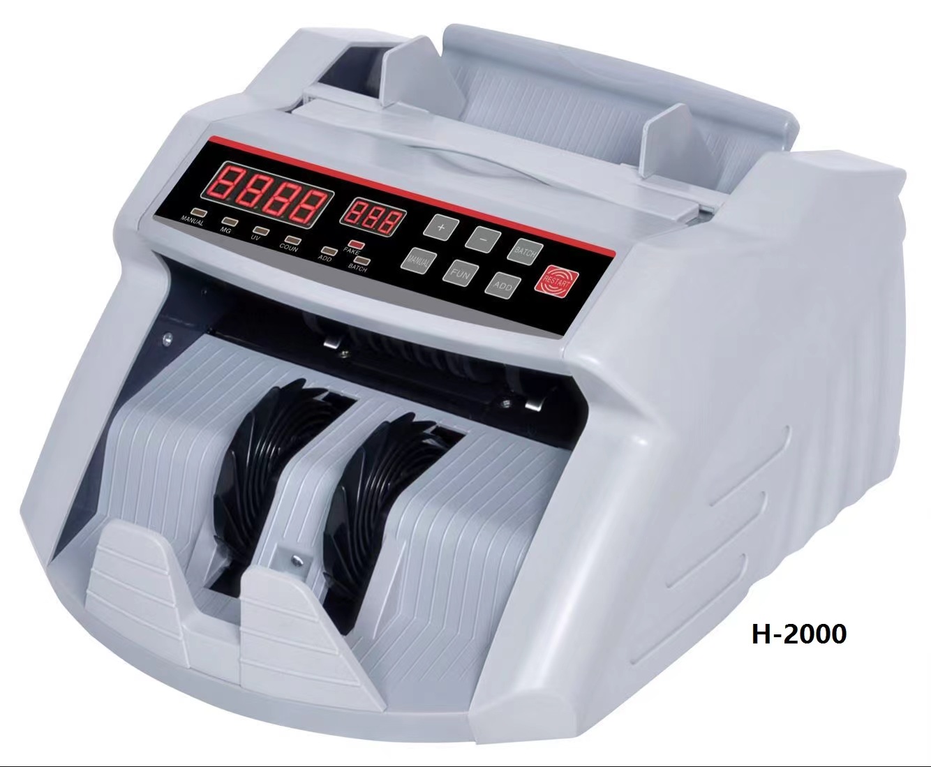 H-2000 高速度点钞机，专业点钞机 ，添加，累计， 多模式点UV/MG/IR/MT 检测，专业点钞机