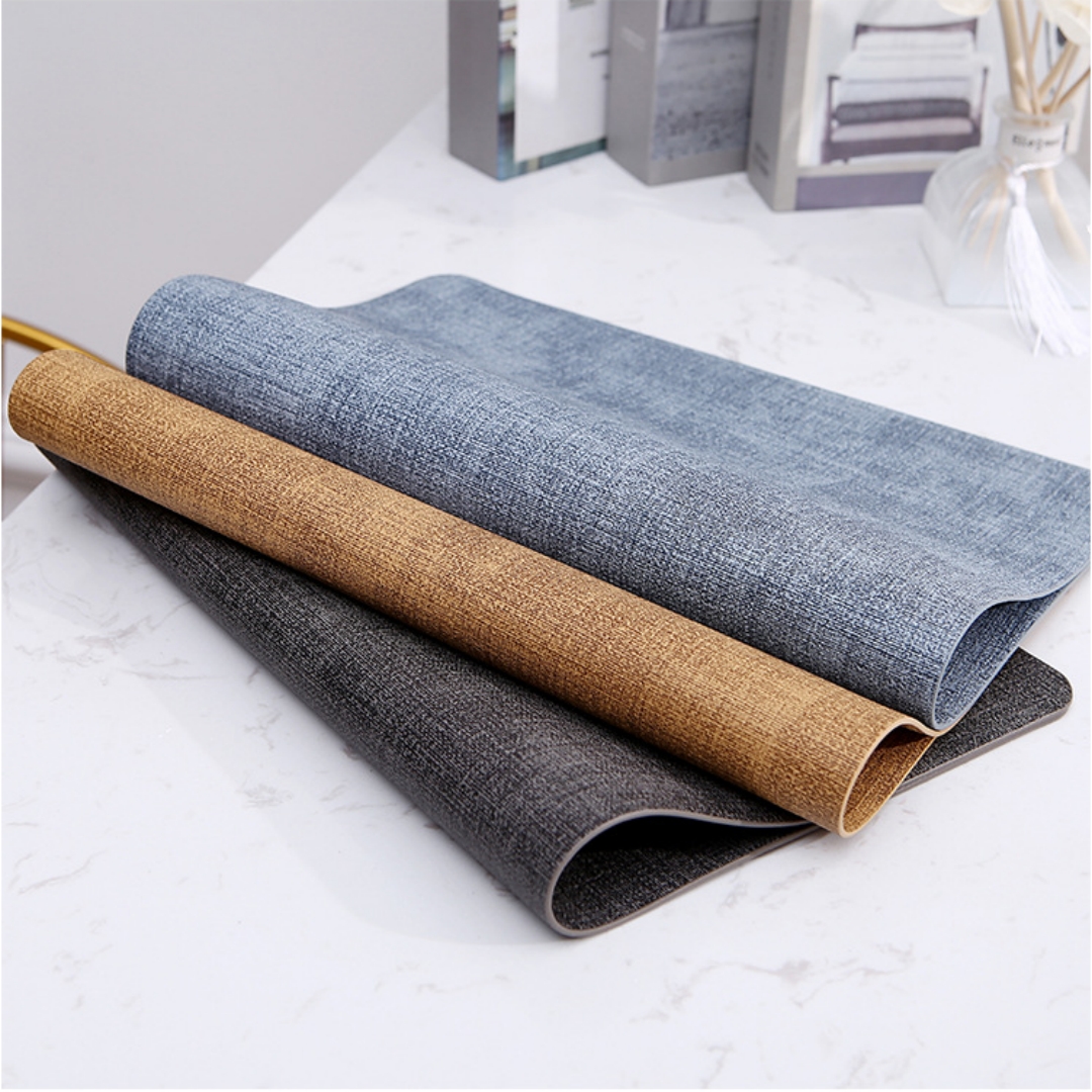 Leather tablecloth, tea mat, teapot mat, Western table mat Application Scenario
