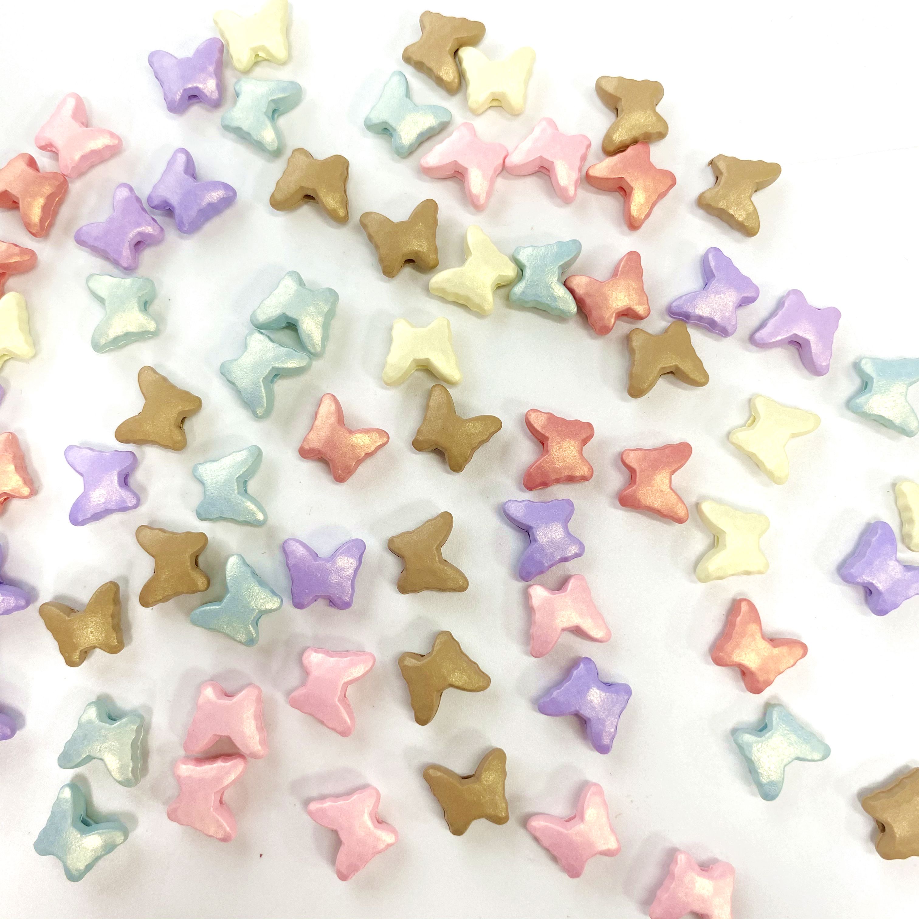 Acrylic golden magic butterfly diy/ Bracelet pendant, keychain, mobile phone pendant, accessory and jewelry making materials