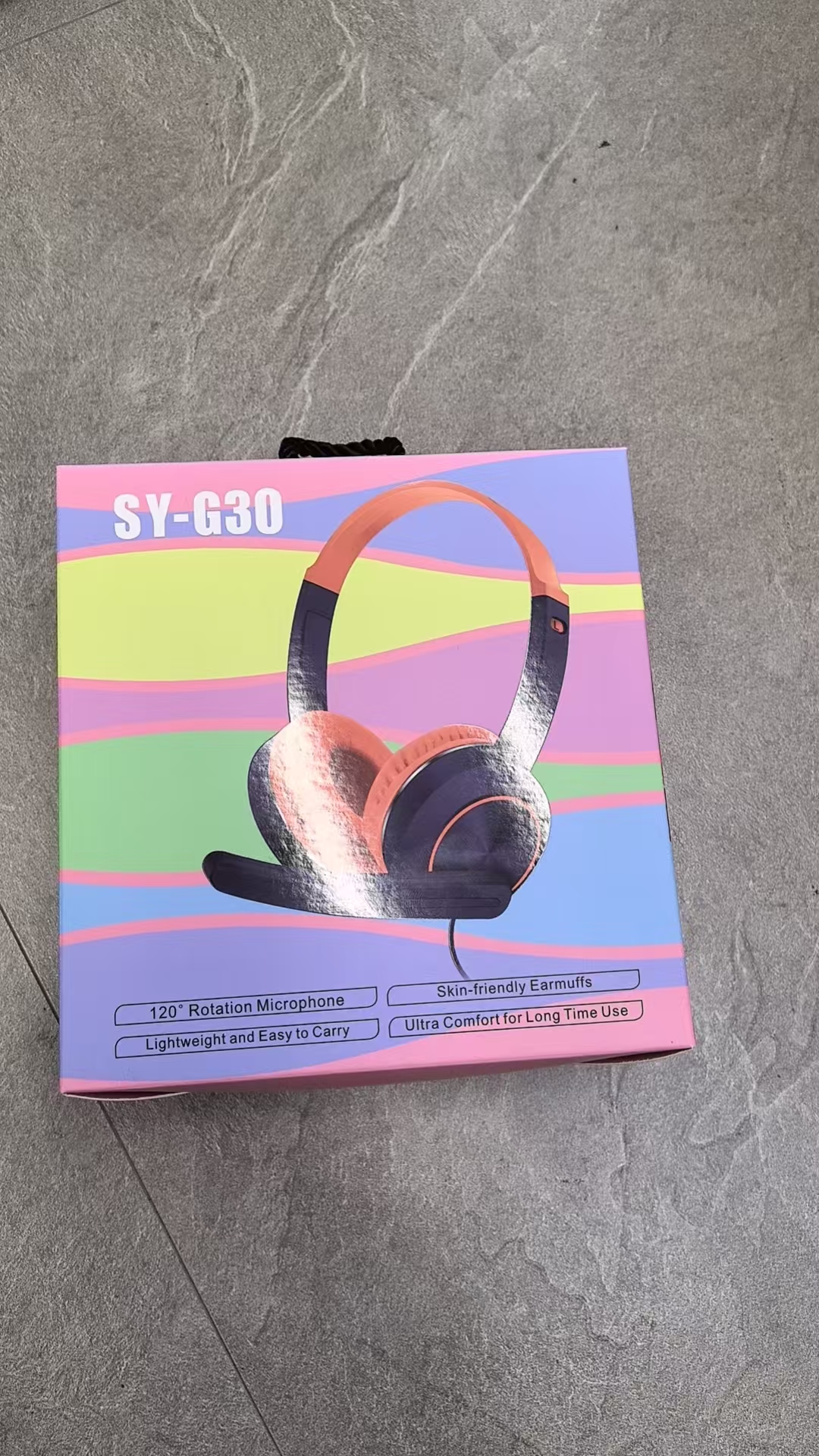 蓝牙耳机少女电竞手机耳麦头戴式华强北网红无线耳机带麦