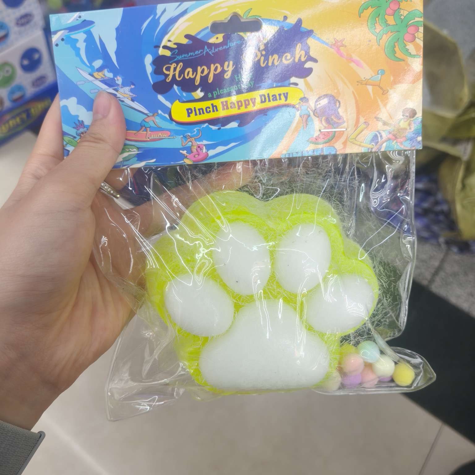 tpr超大号猫爪捏捏慢回弹解压玩具成人儿童学生解压球