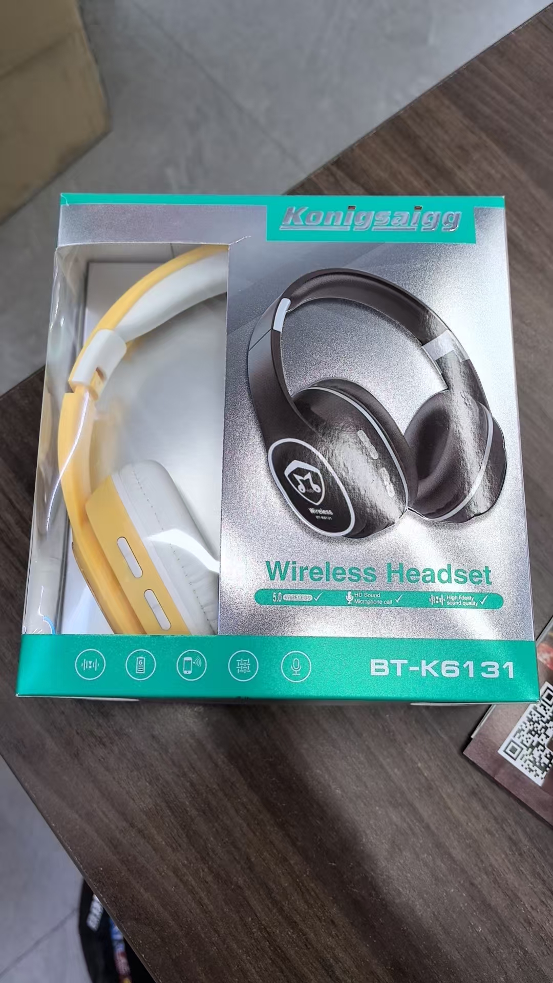 模新款蓝牙耳机头戴式长续航降噪手机电脑通用图