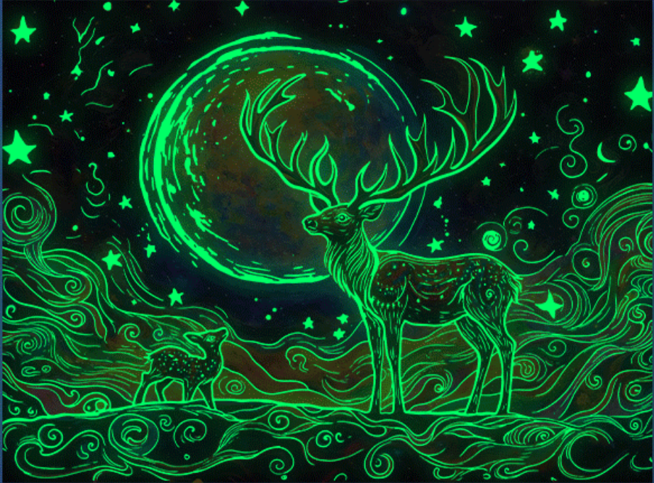 夜光刮画夜光画工厂店产品图