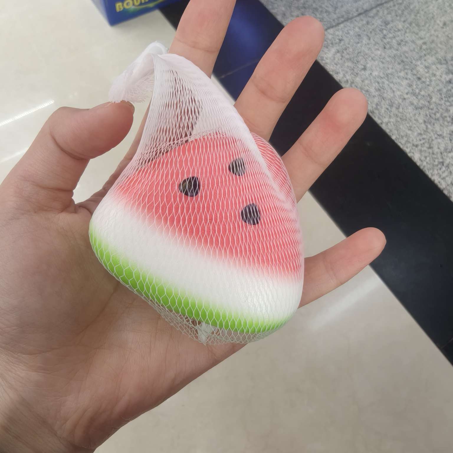 西瓜慢回弹玩具发泡解压球小馒头捏捏儿童玩具可爱