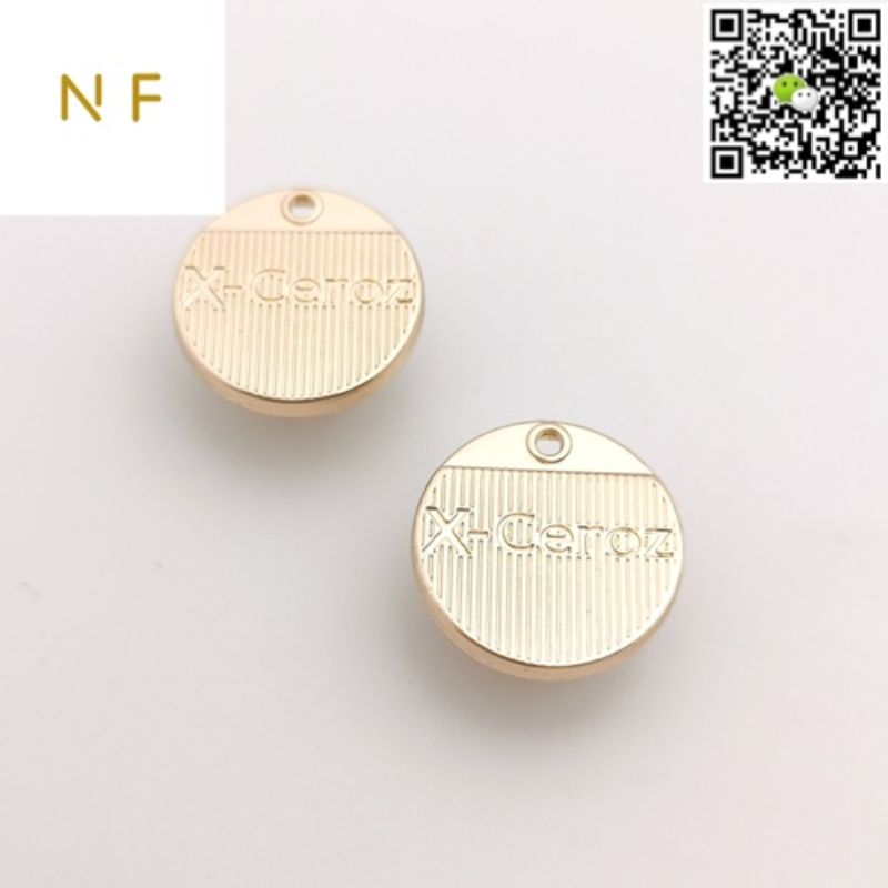 压花复古黄铜银色牛仔牛仔裤纽扣