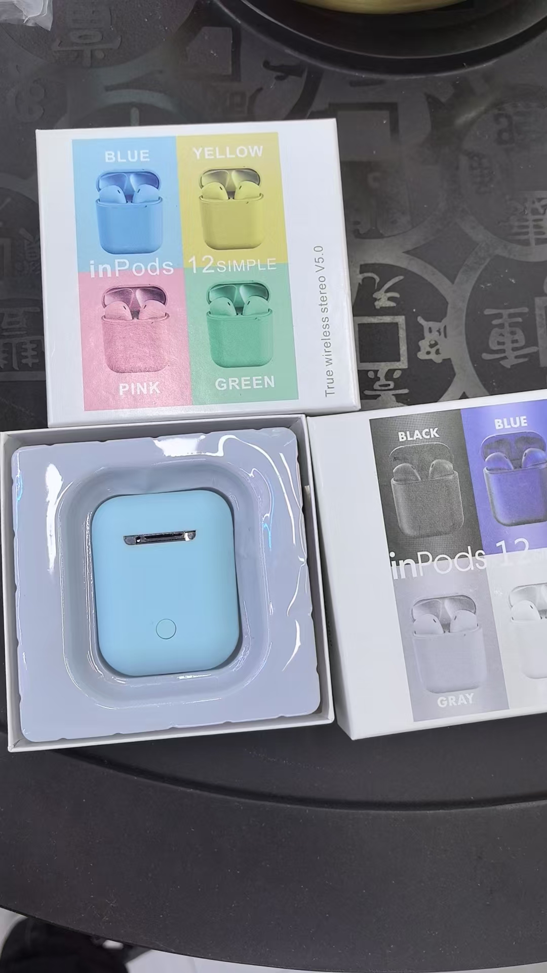 蓝牙耳机通话降噪耳机跨境ENC无线防水入耳式蓝牙耳机