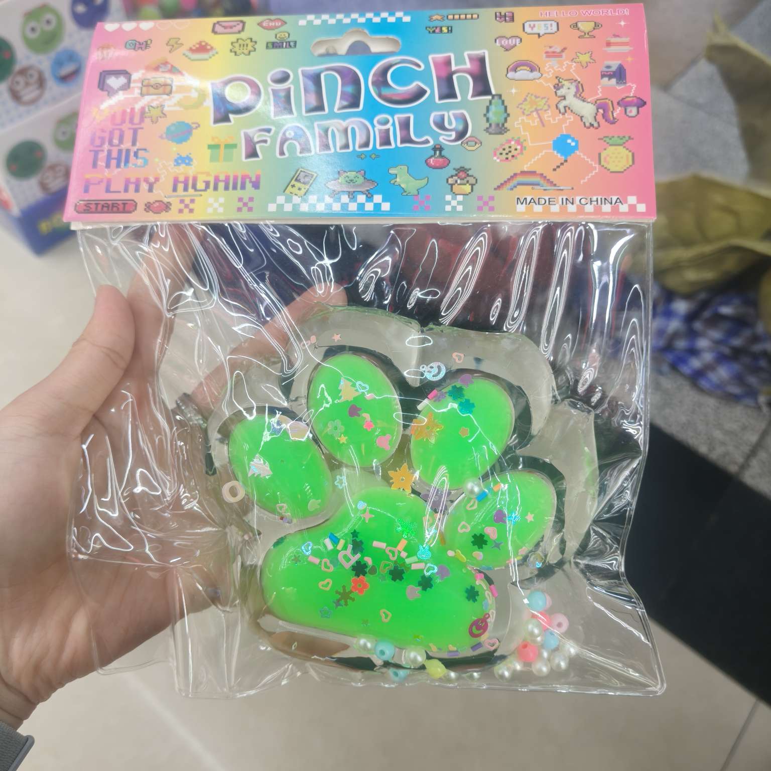 tpr超大号猫爪捏捏慢回弹解压玩具成人儿童学生解压球产品图