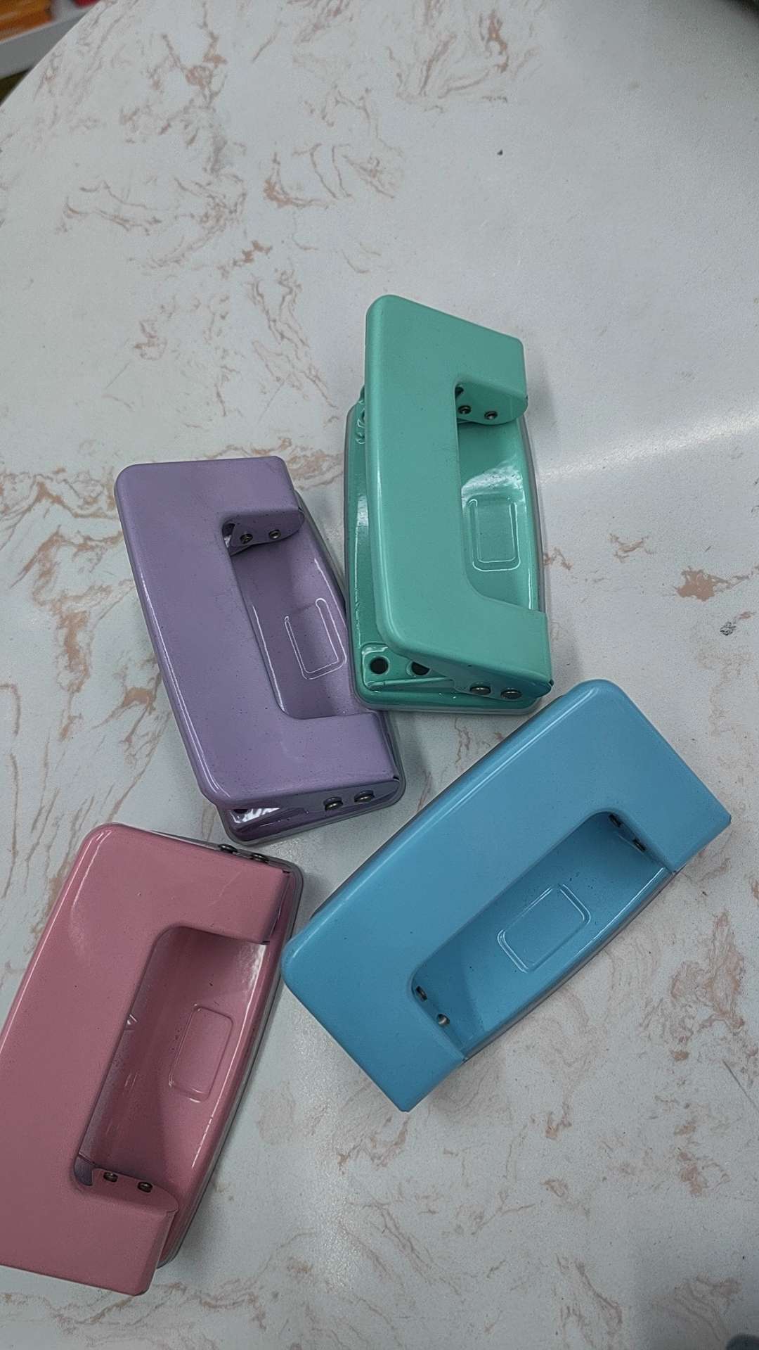 8cm打孔机，马卡龙色系