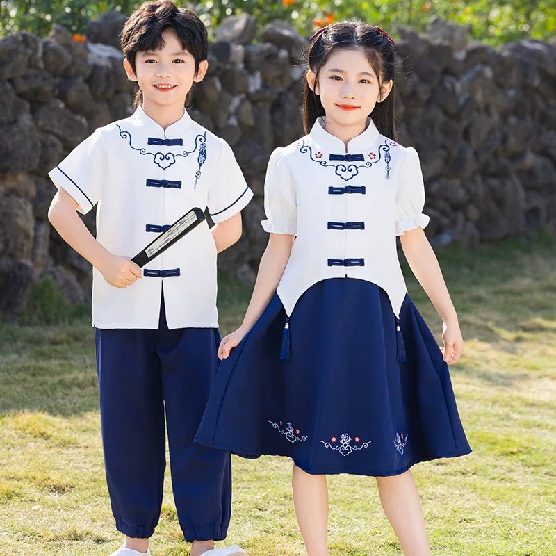 国潮儿童玩具汉服新款儿童服装2025款