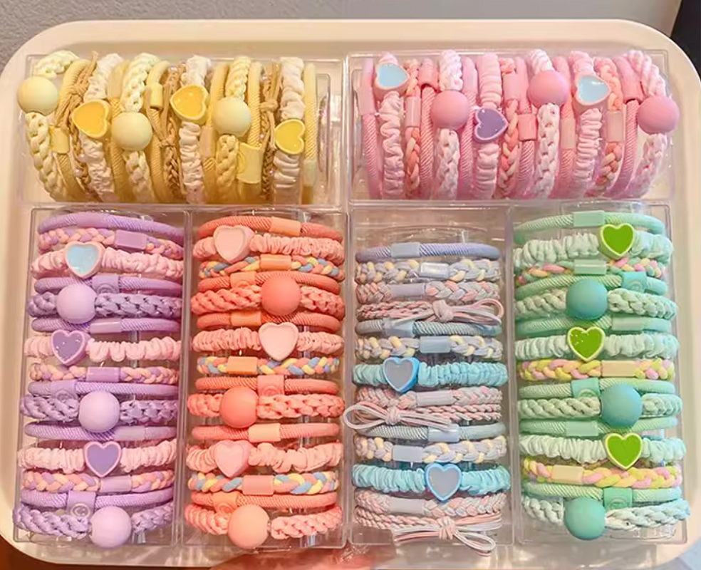 韩版女生发绳 小仙女发绳 可爱五彩发绳 女神必备