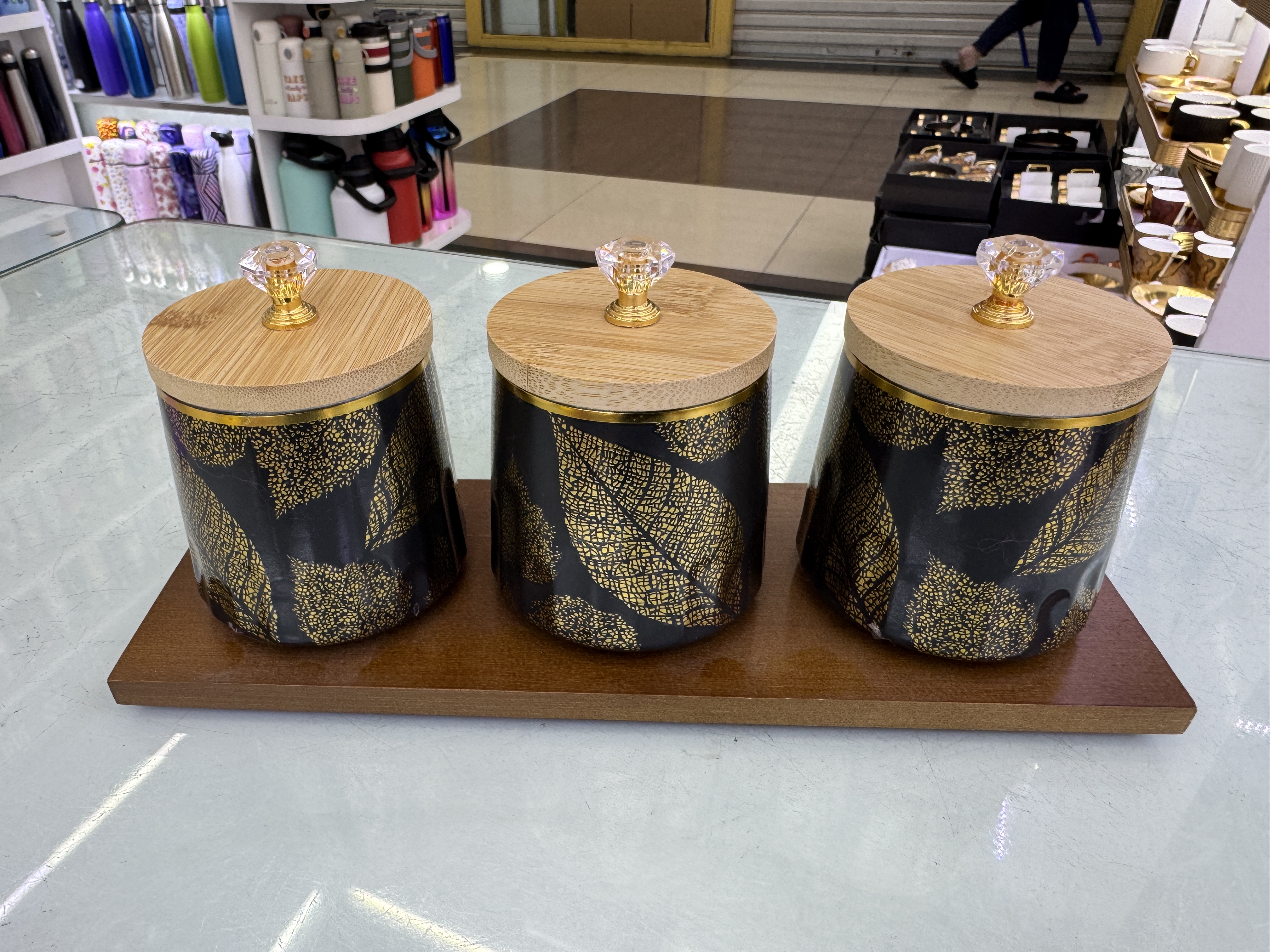 佛伦斯品牌  厨房类别  型号H310系列  陶瓷 调味罐 厨房用品 卫生整洁 3PC 套装  陶瓷厨房用品