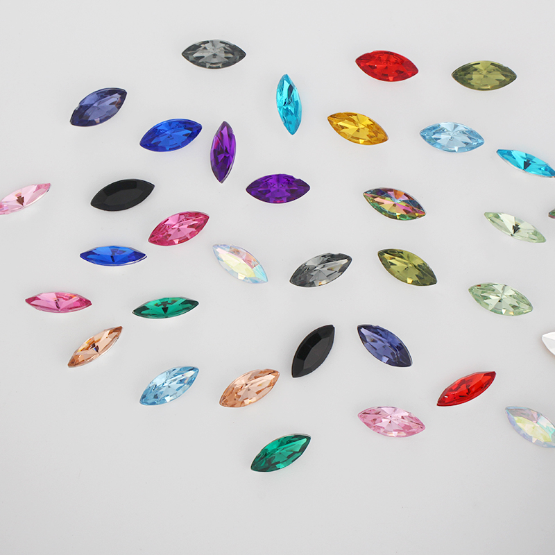 菱形尖底马眼钻水晶异形亚克力钻 diy手机壳香水座贴钻饰品配件