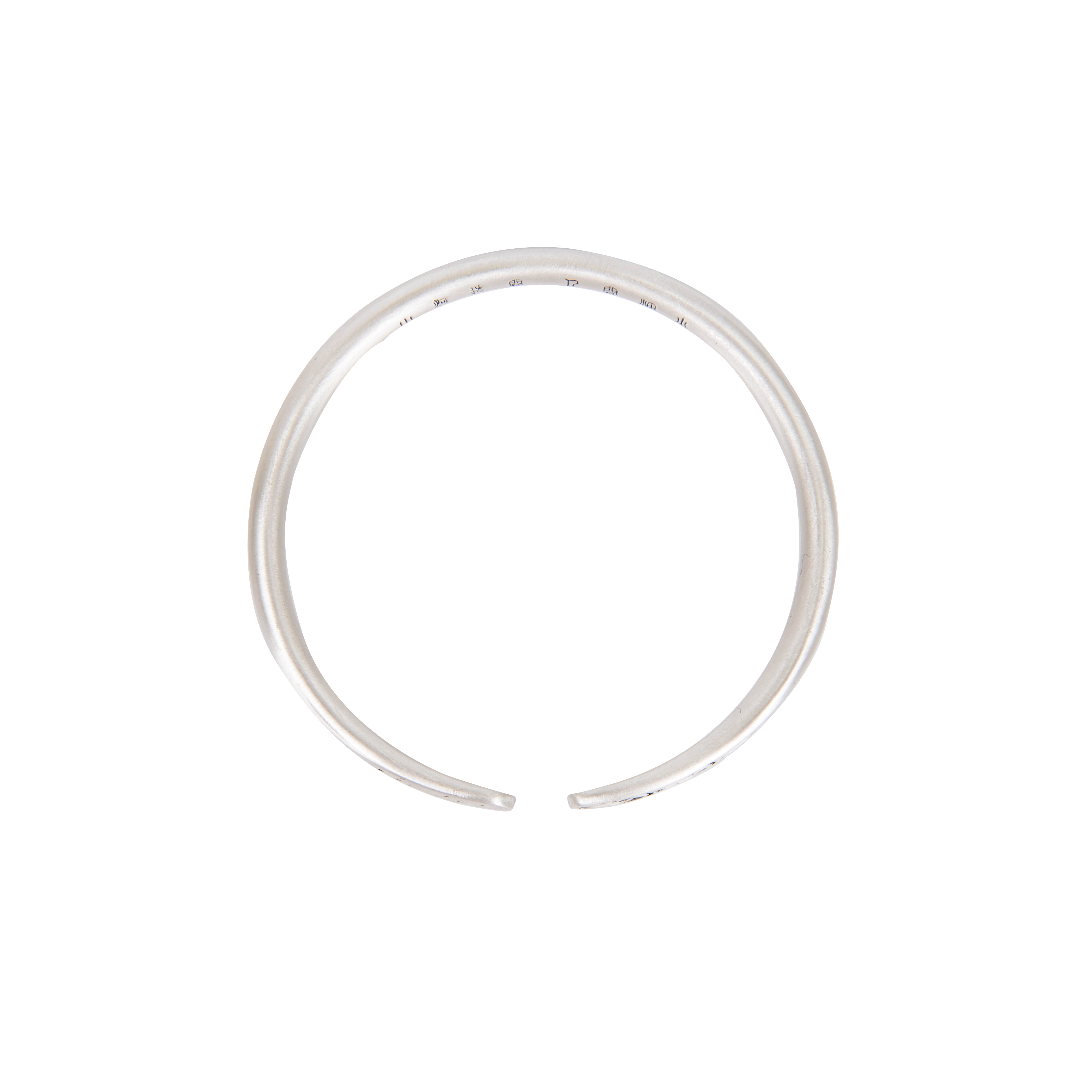 平安喜乐铜镀银色手镯女复古年轻款古法实心足铜镀银色镯子送女友产品图