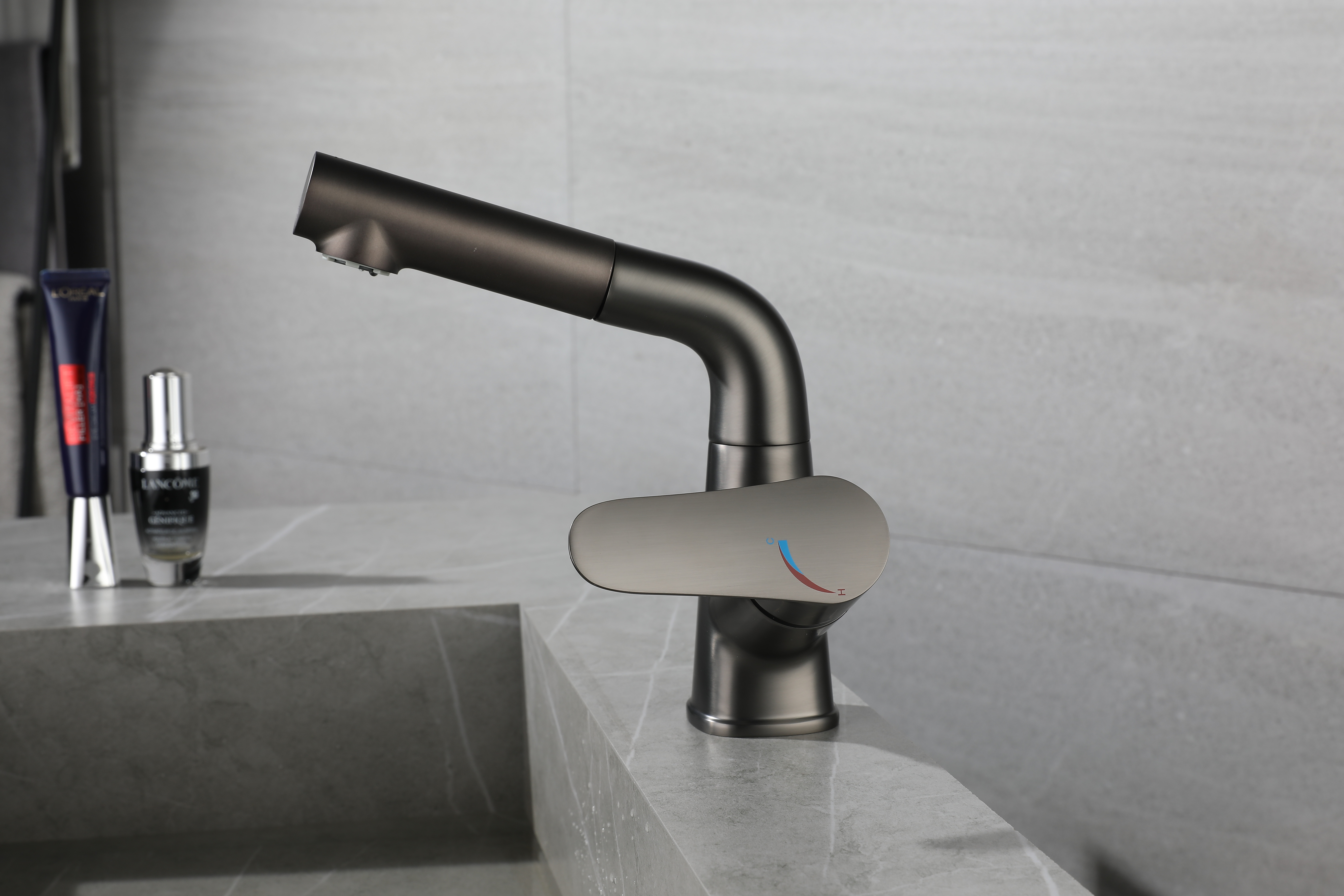 RAN brand, RRSLT-080 model, kitchen faucet, brass body, high-quality ceramic valve core, electroplated + baked paint, highly efficient water-saving, corrosion-resistant and wear-resistant Item Picture