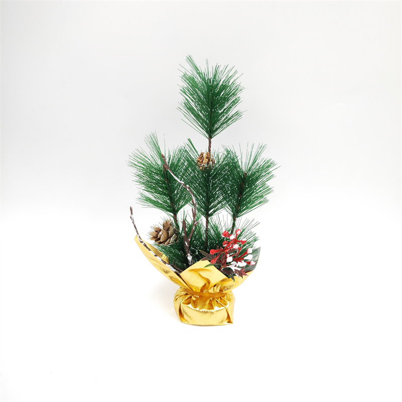 祥洲圣诞圣诞装饰品节日氛围布置创意圣诞树装饰桌摆小树 圣诞桌面装饰