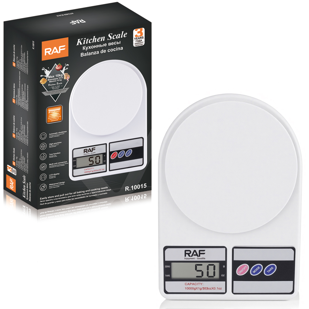 RAF precise kitchen electronic scale, household baking gram, high-precision commercial small gram scale, weighing food by gram details Picture