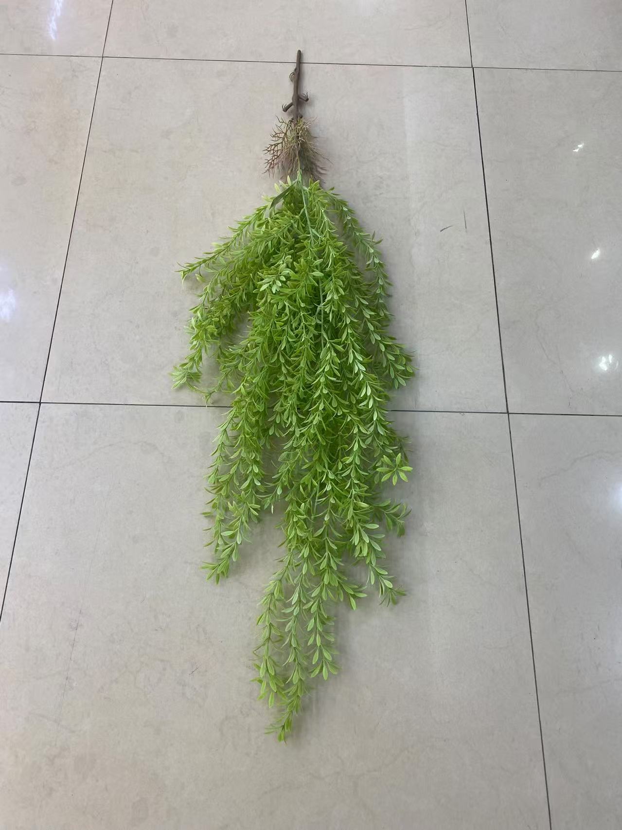 仿真垂挂绿植塑料草藤条壁挂吊顶空调管道装饰藤