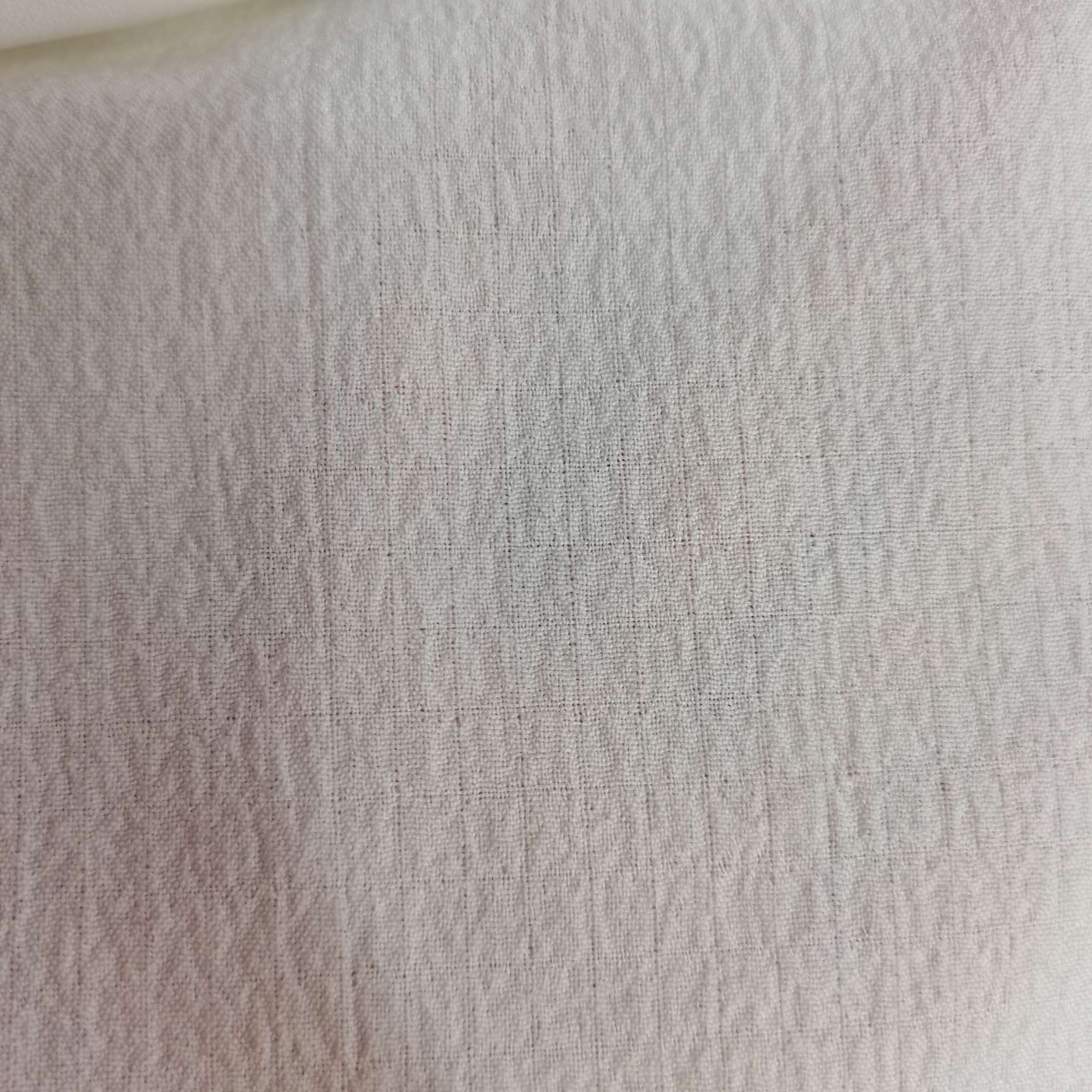 Digital printed bottom, plain weave, twill weave, bamboo joint satin, waffle check and various natural white fabrics detail image 10
