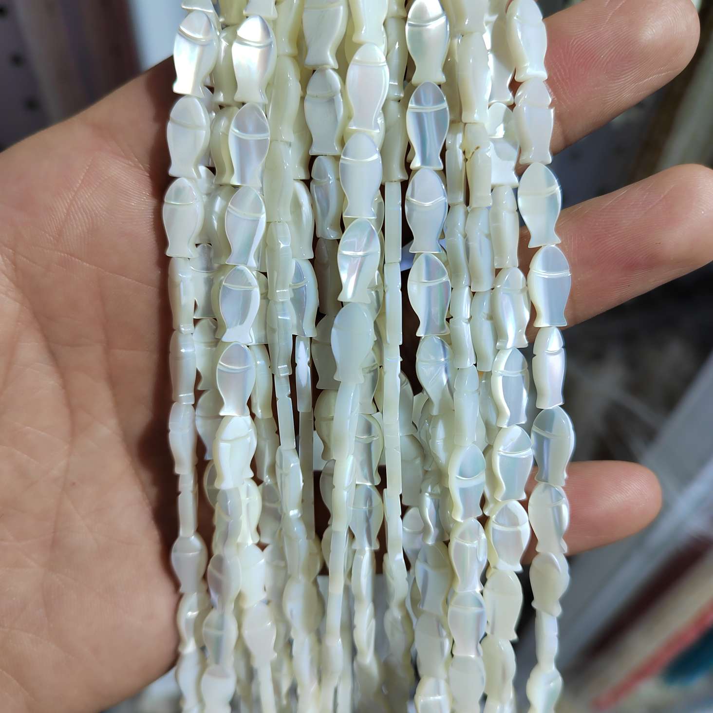 DIY shell-shaped five-pointed star beads jewelry accessories, handcrafted materials, creative jewelry diy decoration details Picture