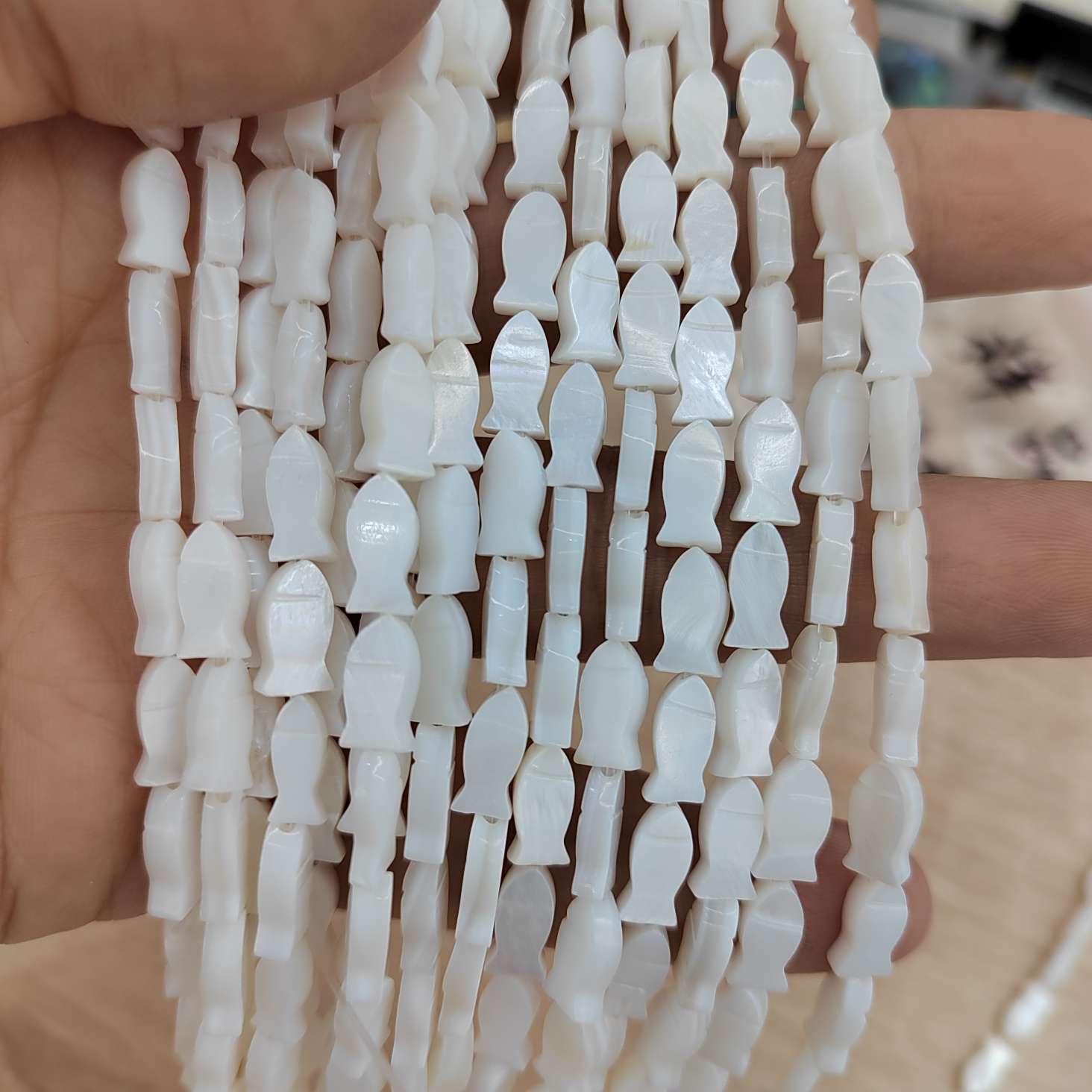 DIY shell-shaped five-pointed star beads jewelry accessories, handcrafted materials, creative jewelry diy decoration detail image 1