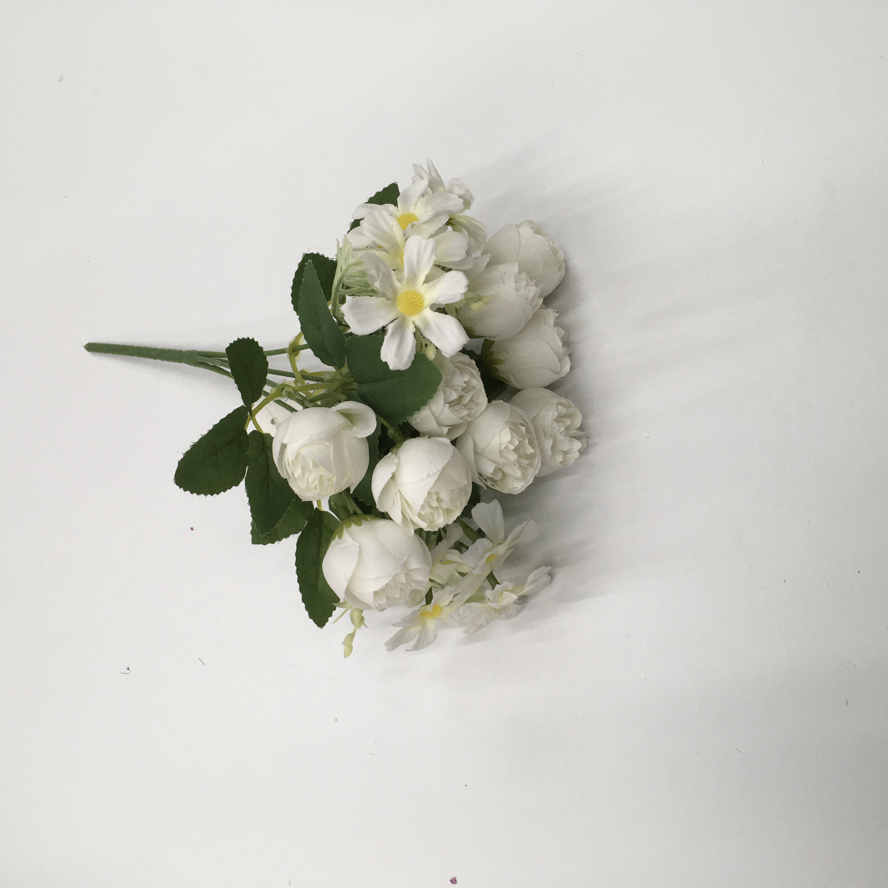 客厅装饰仿真花假花场地布置小把5叉芳菲田园玫婚庆仿真花仿真花女2022森系紫色花朵仿真假花条