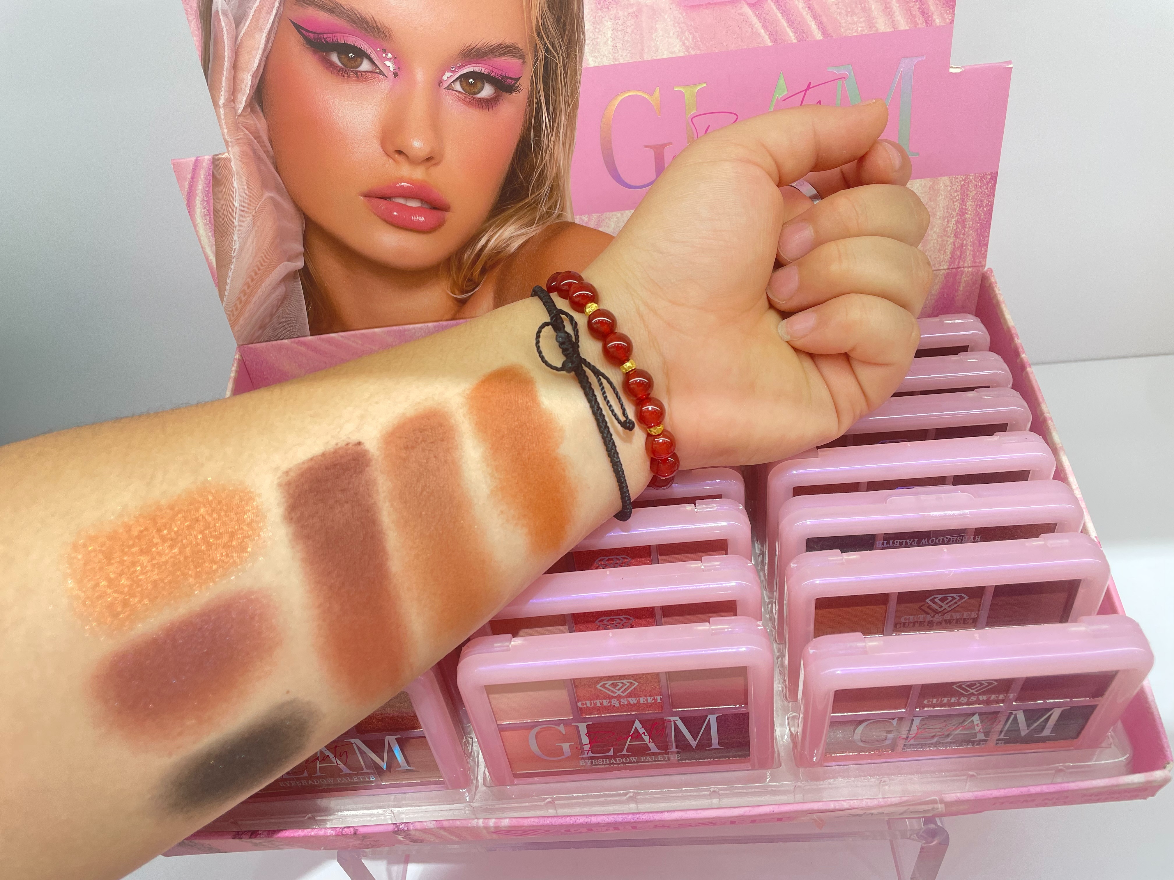 跨境亚马逊热卖 HSM工厂店  细腻质感 一抹即融  妆点迷人双眼  eyeshadow  点亮目光焦点 化妆品彩妆 详情3