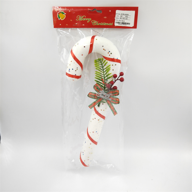 祥洲圣诞圣诞装饰品节日氛围布置创意圣诞树装饰糖果拐杖装饰品