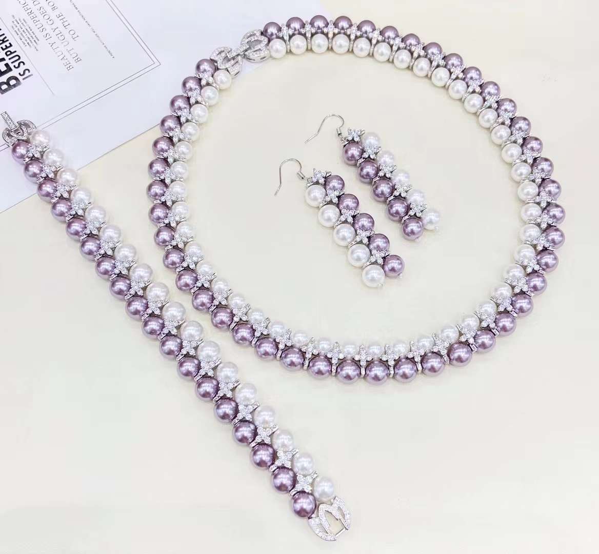 淡水珍珠项链银饰饰品 时尚简约珍珠项饰 优雅气质女士配饰详情图2