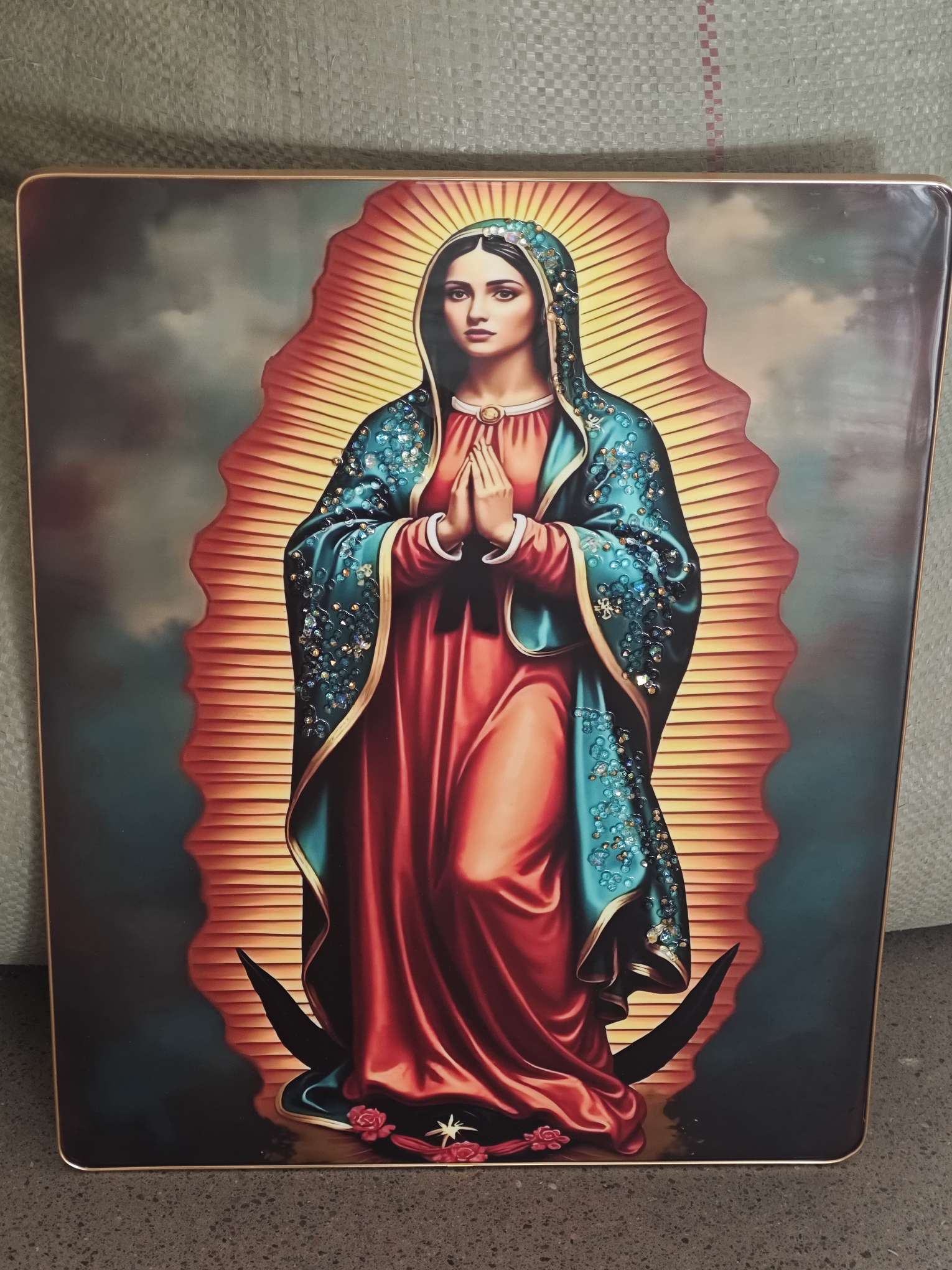 3D画装饰画沙发背景画画晶瓷画画框相框相框铝合金相框摆台详情图12