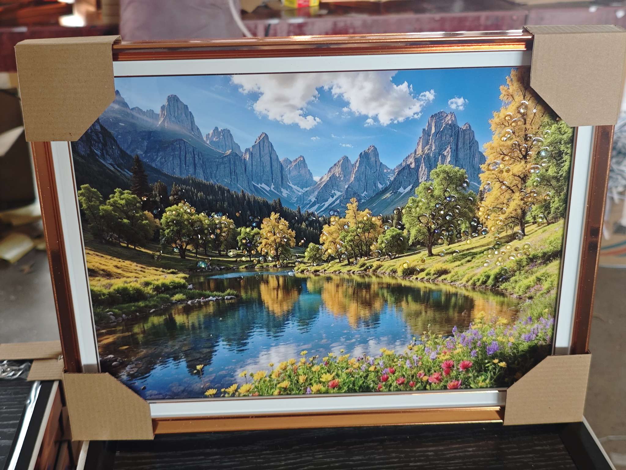 海洋风铝合金相框摆台 家饰装饰框架画框简约创意照片相框画框详情图8