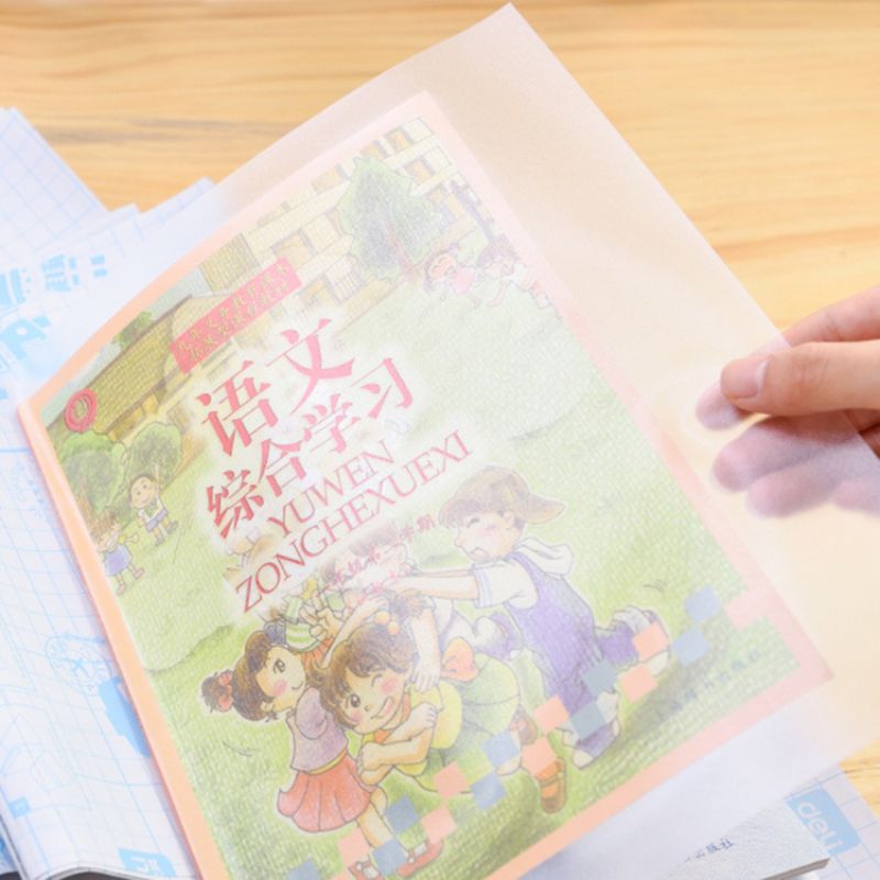 直供百惠鸟书套透明书膜学生文具活动书皮包书膜批发