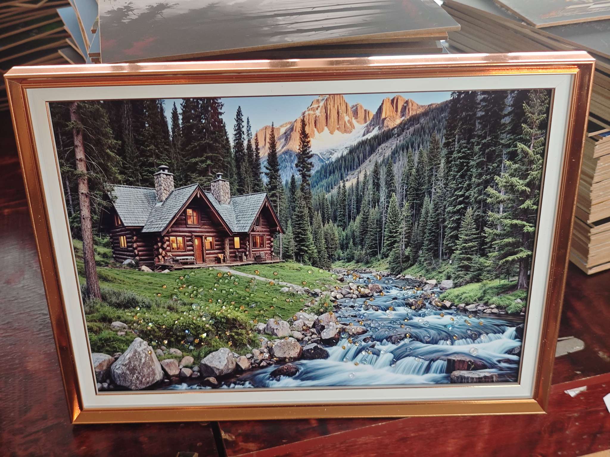 海洋风铝合金相框摆台 家饰装饰框架画框简约创意照片相框画框详情图10