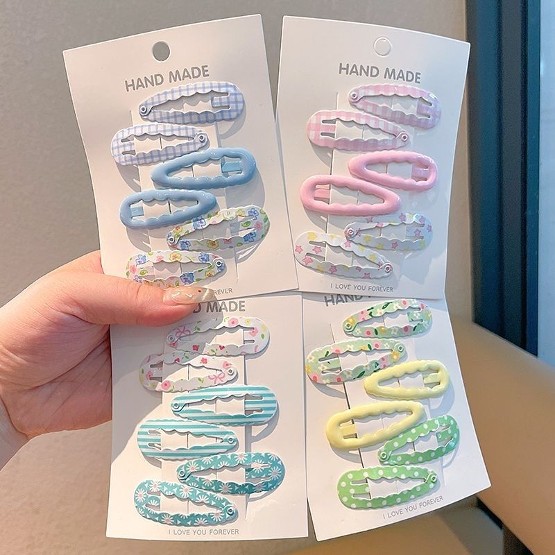 儿童发饰女童碎发刘海夹宝宝气质bb夹发卡头饰女孩侧边夹波浪发夹