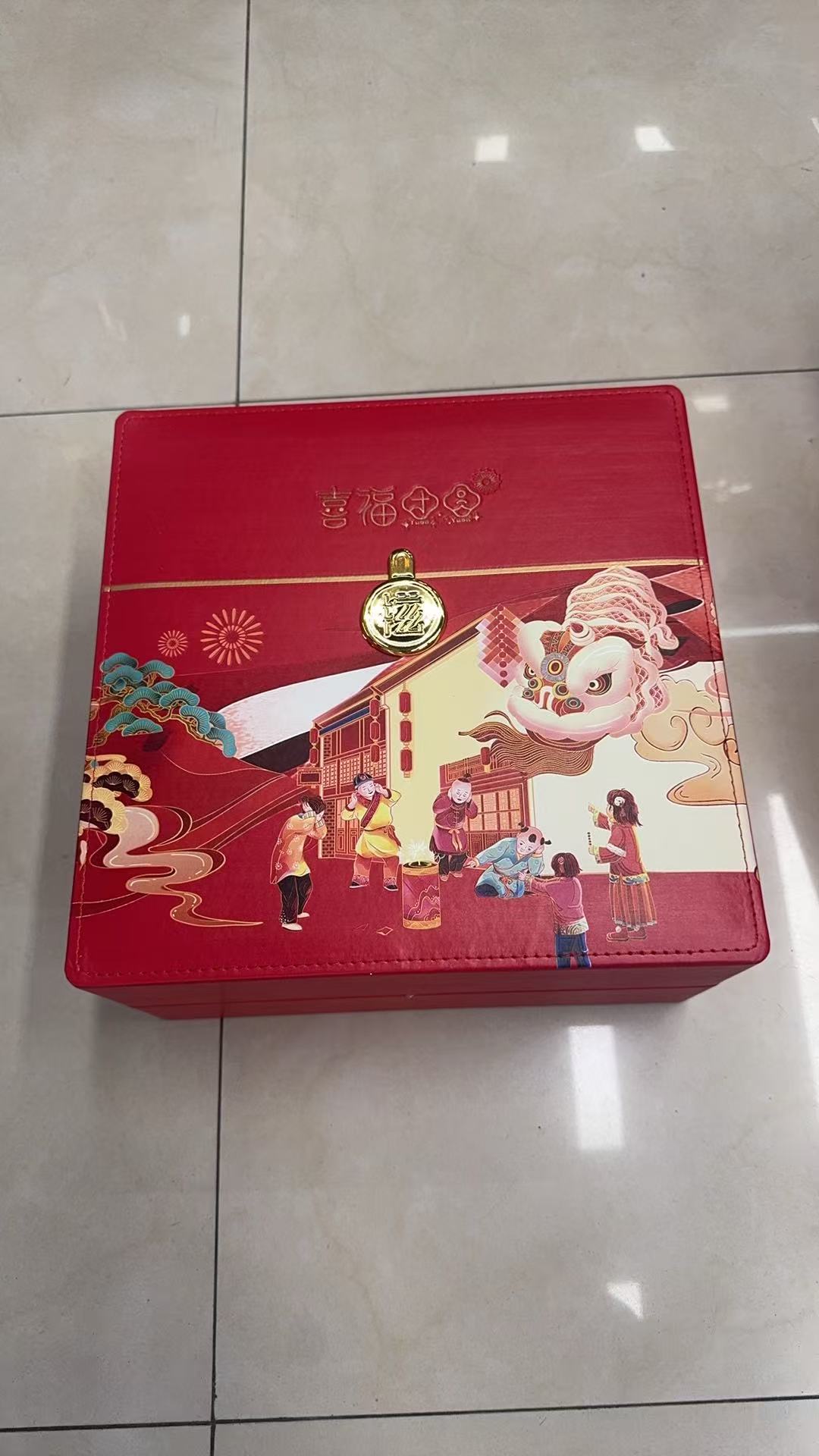 国潮礼盒绿色233