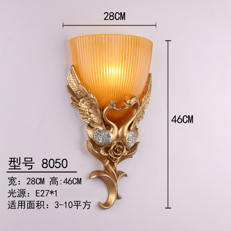 壁灯客厅创意北欧个性卧室天使大象别墅工程过道背景墙欧式床头灯详情5