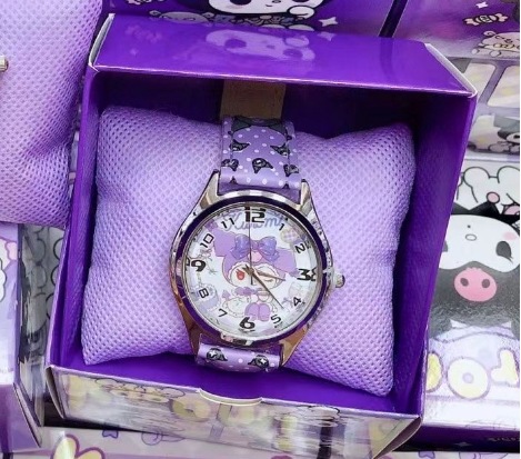 New children's watches, boys' and girls' watches, cartoon children's watches, gift box sets, primary school students' Kulomi Meile watches, laser Gatling guns, electronic luminous toys, children's small commodity ornaments, fun and creative toys detail image 8