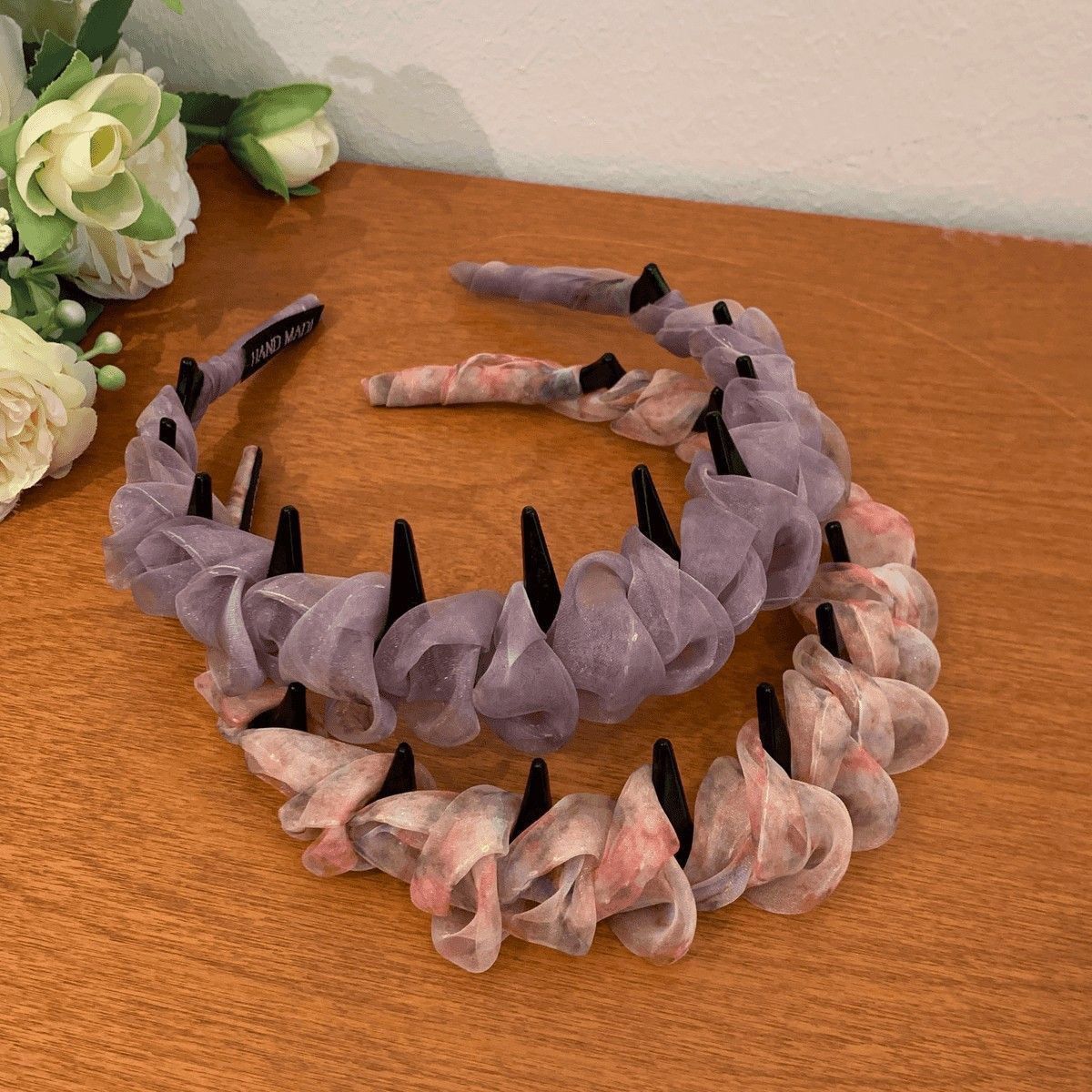 Acrylic hair combing accessories, bride's hair accessories, rubber bands, simple and versatile fashionable headwear, wedding styling accessories, hair accessories details Picture